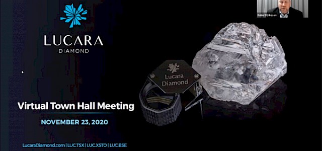 Lucara Virtual Town Hall November, 2020